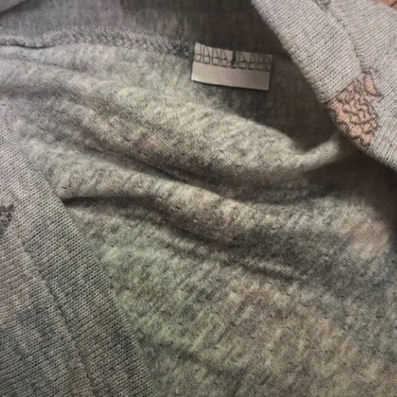 Gray Patterned Kids Casual Dress - Picture 2 of 3